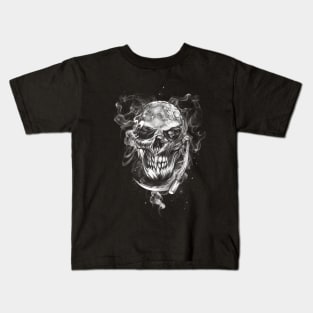 Grim Reaper Skull Kids T-Shirt